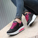 women running shoes sneakers female breathable thick bottom wedges outdoor - Luxeelegance