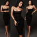 Fashion Women Bodycon Slim Short Midi Dress Party Clubwear Pencil Dress