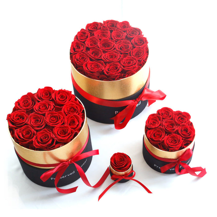 Preserved Flower Rose Gift Box Hug Bucket Christmas Tanabata Valentine'