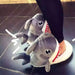 Winter Slippers Women and Men Fashion Shark Slipper Cotton Warm Indoor slippers Lovely Cartoon Women Slippers Unisex - Luxeelegance