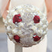 Rhinestone Wedding Bouquets Artificial Wedding Bouquets Hand Made 