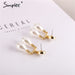 Elegant Pearl Drop Earrings Pearl Drop Statement Earrings for Women