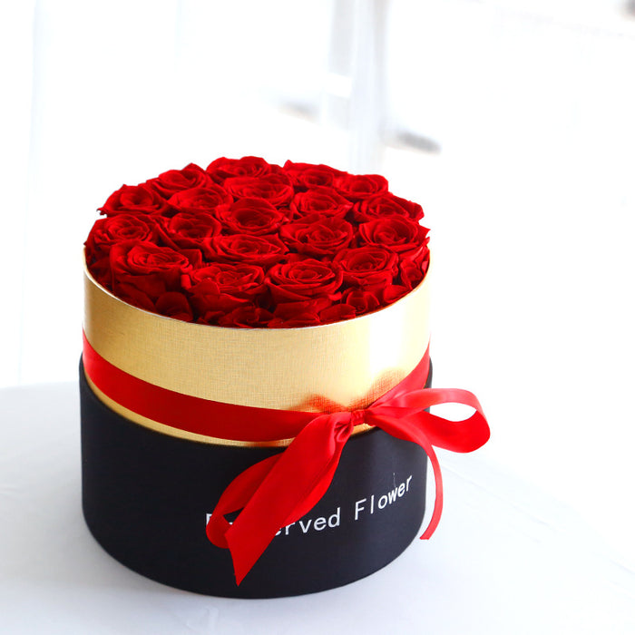 Preserved Flower Rose Gift Box Hug Bucket Christmas Tanabata Valentine'