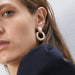 Circled earrings exaggerated accessories Exaggerated Accessories 