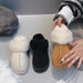 Winter Brand Plush Cotton Slippers Women Flats Shoes Platform Casual Home Suede Fur Slippers for Women - Luxeelegance