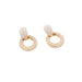 Circled earrings exaggerated accessories Exaggerated Accessories 