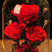 Day Gift Practical Immortal Flowers Dried Roses Glass Cover Gift Box Creative Ornaments Immortal Flowers Valentine's Day Gift Practical Immortal Flowers Dried Roses Glass Cover Gift Box Creative Ornaments Immortal Flowers