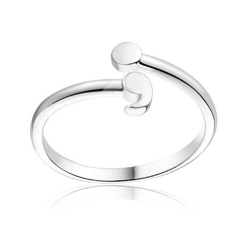 Semicolon Adjustable Women Rings Adjustable Semicolon Ring