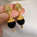 French RetroLong Pearl Drop Earrings Gold Color Matel for Women