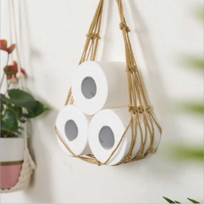 Living Room Wall Hanging Paper Bag & Storage Solutions | Magazine Book